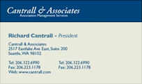 Cantrall & Associates Business Card