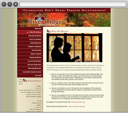 River Ridge Covenant Church Webpage